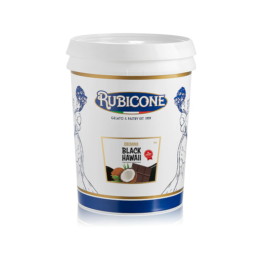 Black Hawaii Spreadable Filling Cream - Cremino Black Hawaii - 5 KG Bucket - Rubicone Canada - Ships Free Within Canada on Orders Above CAD $199 - Image 2