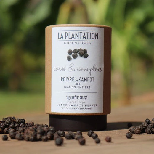 Black Kampot Pepper – Organic Whole Peppercorns by La Plantation - Canadian Distribution - Ships Free Within Canada on Orders Above CAD $199 - Image 4
