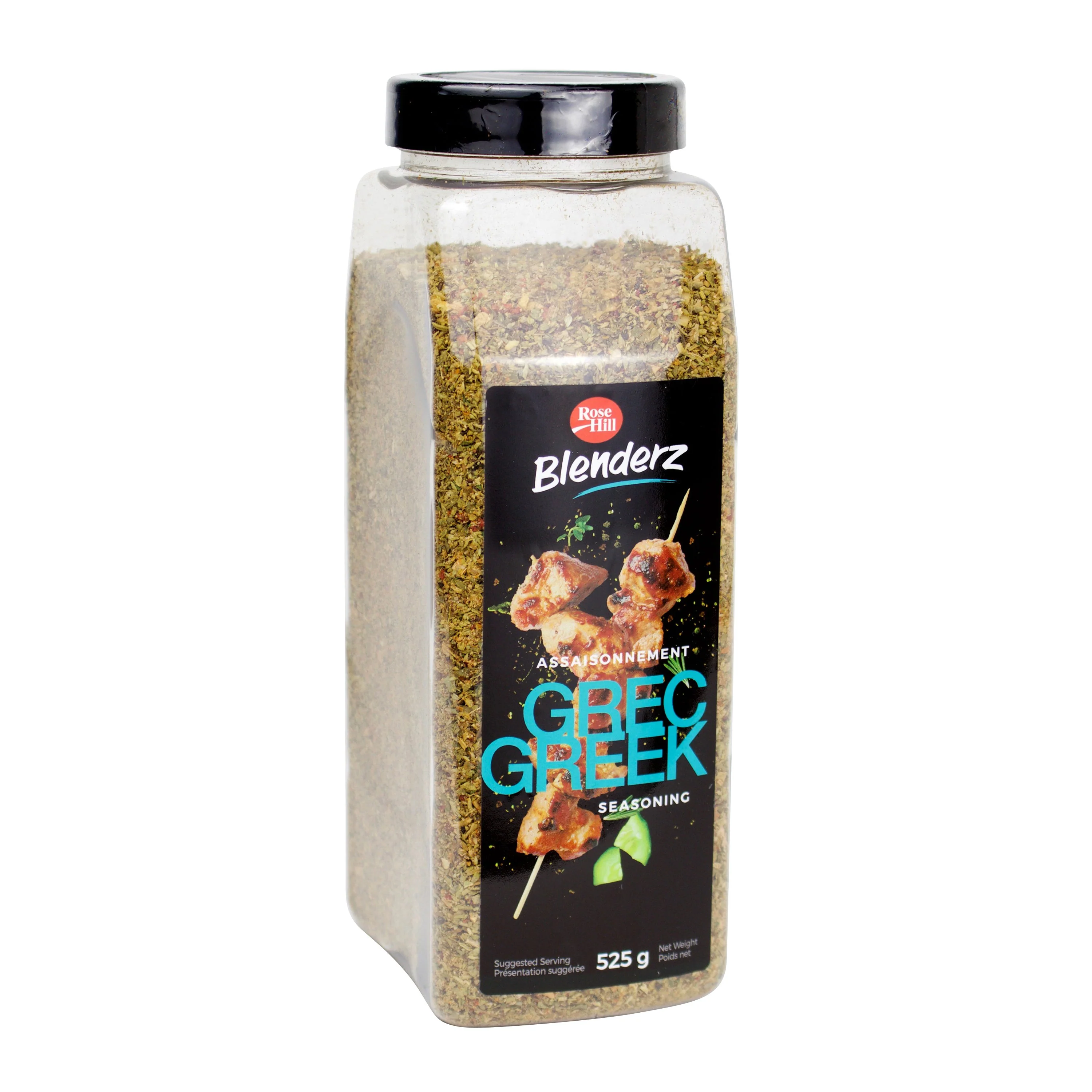 Blenderz Greek Seasoning - 4 x 525 g - Grocery and Food Items - Canadian Distribution - Ships Free Within Canada on Orders Above CAD $199