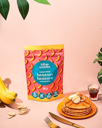 Bliss Snacks Freeze-Dried Banana Slices 2 x 50g - Canadian Distribution - Ships Free Within Canada on Orders Above CAD $199 - Image 2