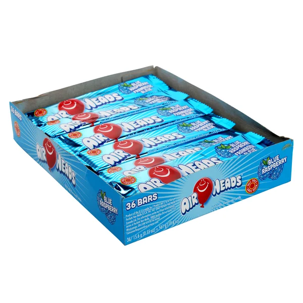 Blue Raspberry Candy - 4 Cases x 36 Packs x 15.6 g - Airheads - Canadian Distribution - Ships Free Within Canada on Orders Above CAD $199 - Image 2