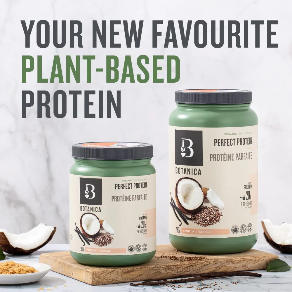 Botanica – Organic Vegan Perfect Protein – Vanilla – 780g - Canadian Distribution - Ships Free Within Canada on Orders Above CAD $199 - Image 2