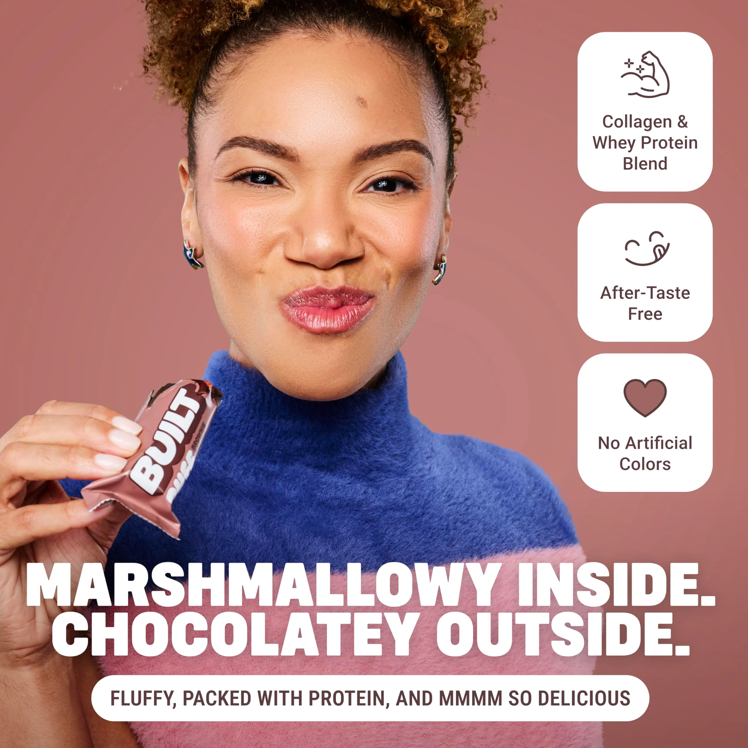 Built Bar Puff Protein Bars – Brownie Batter Flavor (12-Count Box) - Canadian Distribution - Ships Free Within Canada on Orders Above CAD $199 - Image 6