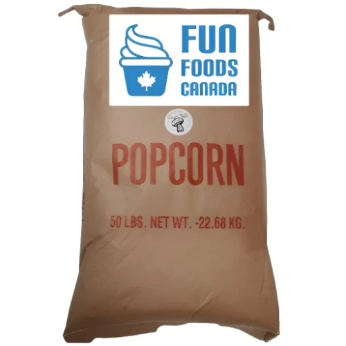Bulk Mushroom Popcorn Kernels - 50 Lbs. Bag (Packed In a Box) - Pallet has 50 x 50 Lbs. - Ships Free Within Canada on Orders Above CAD $199 Bags - Image 2