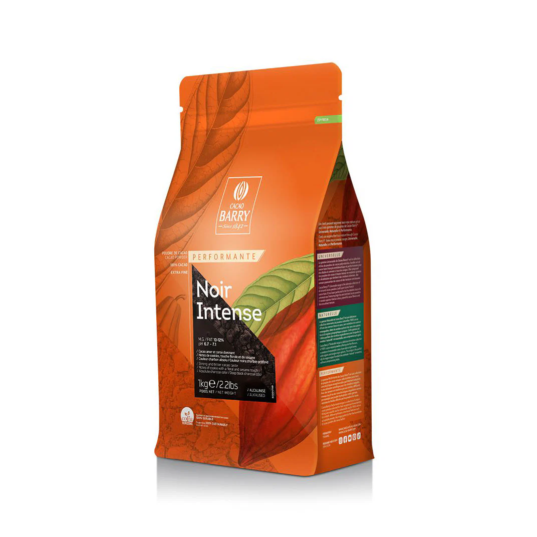 CACAO BARRY Noir Intense – Extra Dark Cocoa Powder, 1kg - Canadian Distribution - Ships Free Within Canada on Orders Above CAD $199