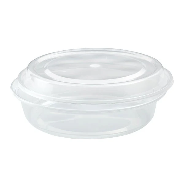 Café Express 22-oz Round Containers with Lids - Pack of 50 - Disposables, Restaurant Packaging and Take-Out Supplies - Canadian Distribution - Ships Free Within Canada on Orders Above CAD $199 - Image 2