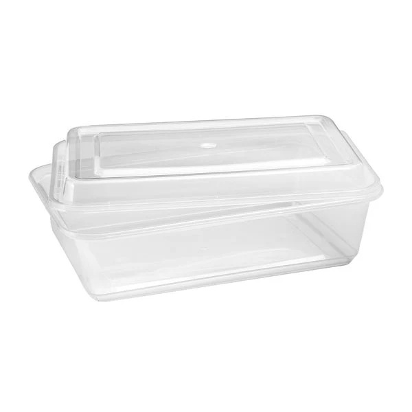 Café Express 42-oz Rectangular Containers with Lids - Pack of 50  - Disposables, Restaurant Packaging and Take-Out Supplies - Canadian Distribution - Ships Free Within Canada on Orders Above CAD $199
