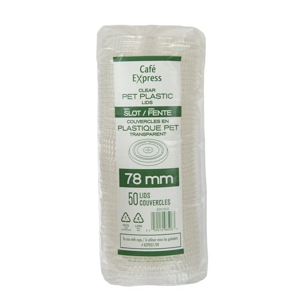 Cafe Express 78mm Lid - Pack Of 1000 - Disposables, Restaurant Packaging and Take-Out Supplies - Canadian Distribution - Ships Free Within Canada on Orders Above CAD $199 - Image 2