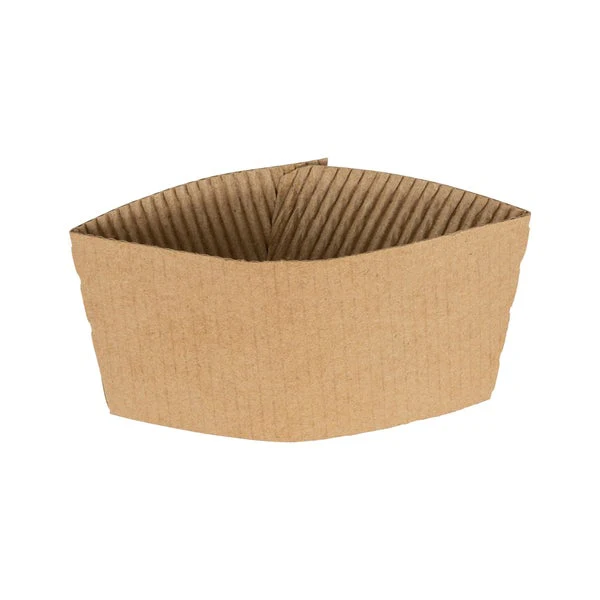 Café Express Kraft Coffee Sleeves - 10 packs of 100 - Disposables, Restaurant Packaging and Take-Out Supplies - Canadian Distribution - Ships Free Within Canada on Orders Above CAD $199