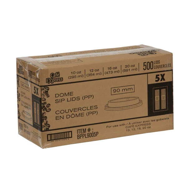 Café Express Sip Lid 90mm - 5 packs of 100 - Disposables, Restaurant Packaging and Take-Out Supplies - Canadian Distribution - Ships Free Within Canada on Orders Above CAD $199 - Image 3