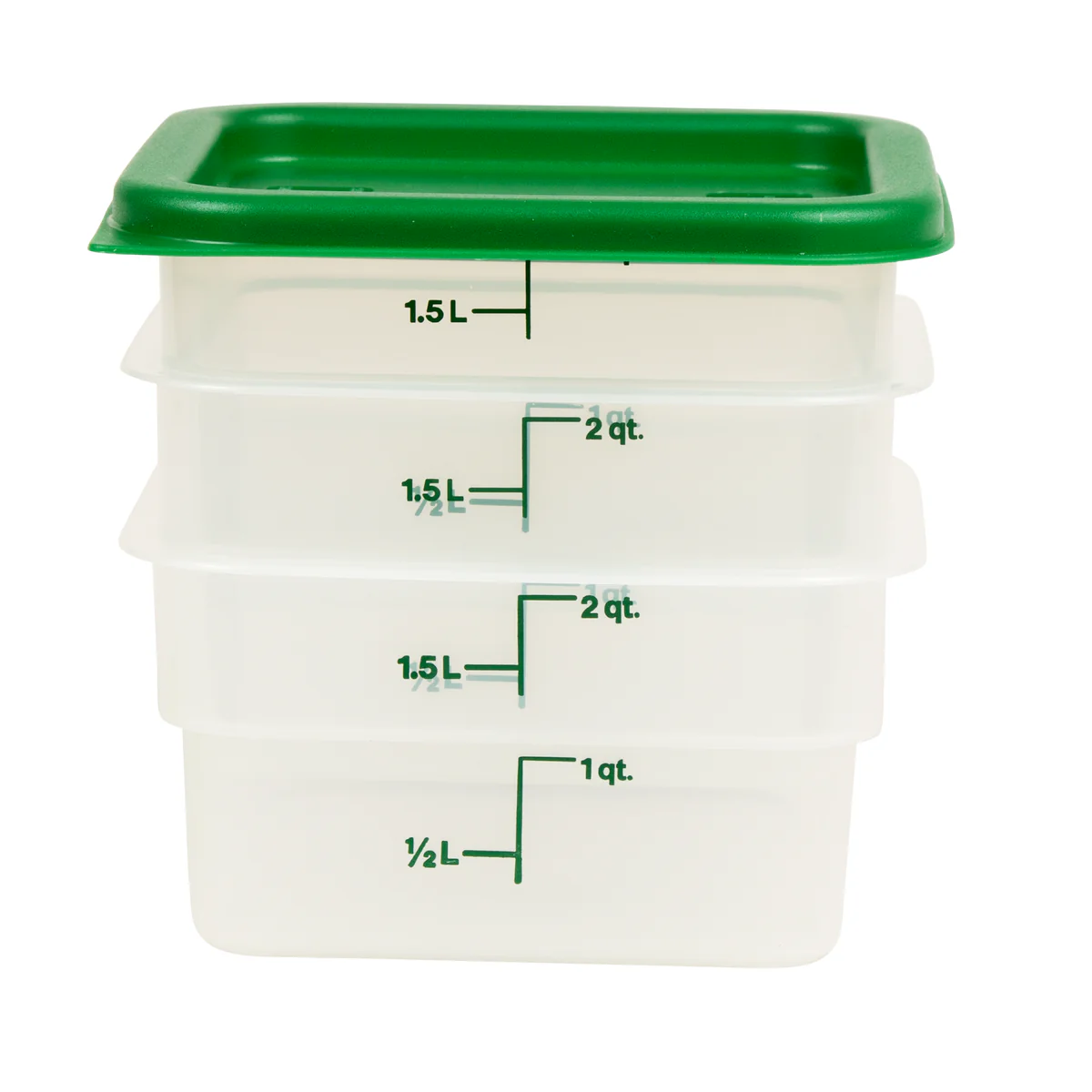 Cambro CamSquare - 3 x 3.79 L - Translucent Containers and Lids - Restaurant Equipment and Smallwares - Canadian Distribution