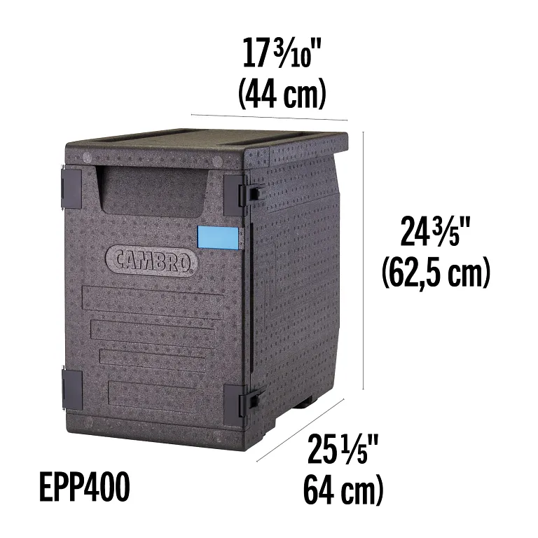 Cambro Front Loading Cam GoBox™ Catering Box - EPP400110 - Ships Free Within Canada - Restaurant Equipment and Smallwares - Canadian Distribution - Image 2