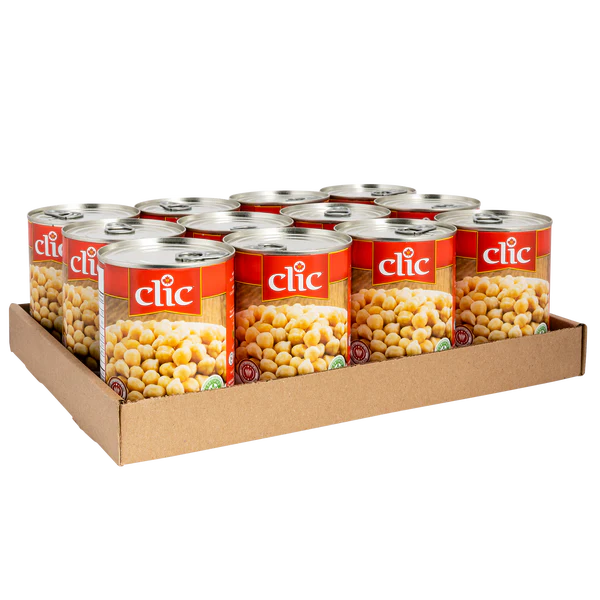 Canned Chickpeas - 4 Cases x 12 Cans x 540 mL - Clic - Canadian Distribution - Ships Free Within Canada on Orders Above CAD $199