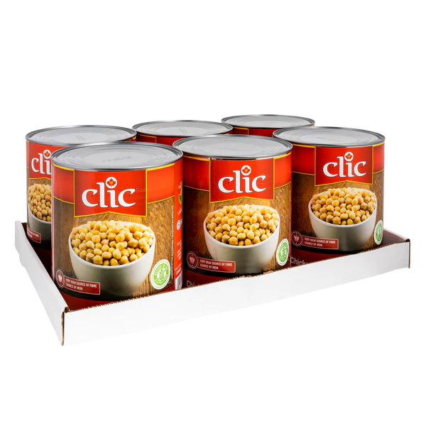 Canned Chickpeas - 4 Cases x 6 Cans x 2.84 L - Clic - Canadian Distribution - Ships Free Within Canada on Orders Above CAD $199 - Image 2