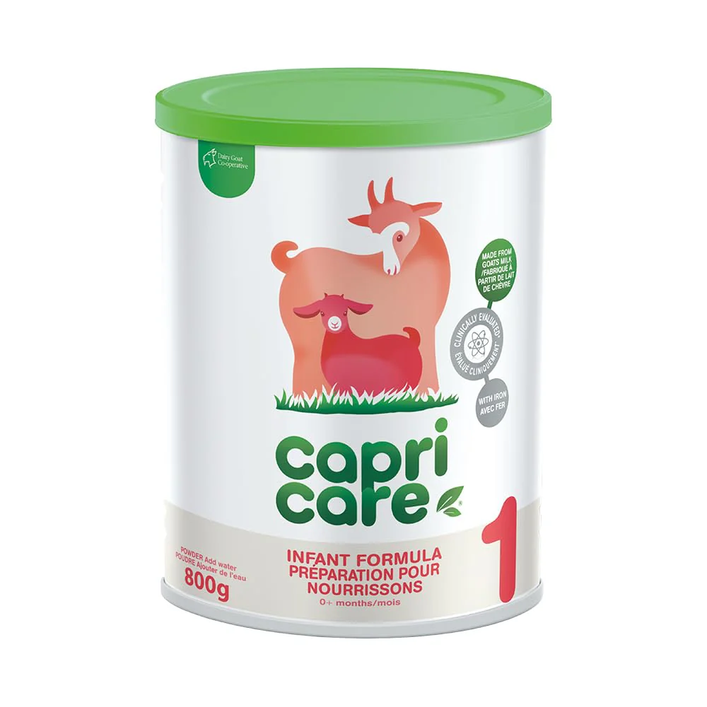 Capricare – Baby Goat Milk Formula – Stage 1 – 800g - Canadian Distribution - Ships Free Within Canada on Orders Above CAD $199