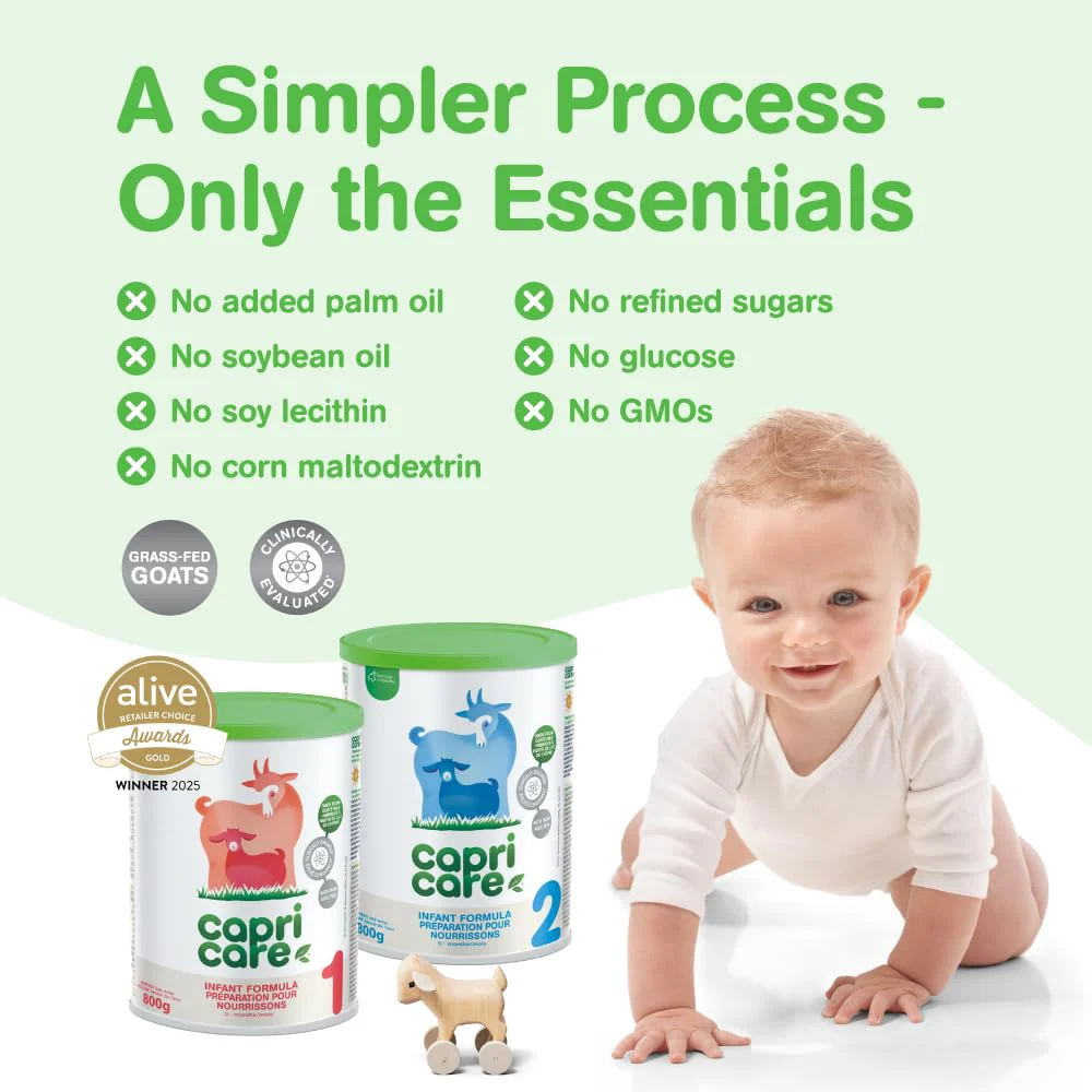 Capricare – Baby Goat Milk Formula – Stage 1 – 800g - Canadian Distribution - Ships Free Within Canada on Orders Above CAD $199 - Image 6