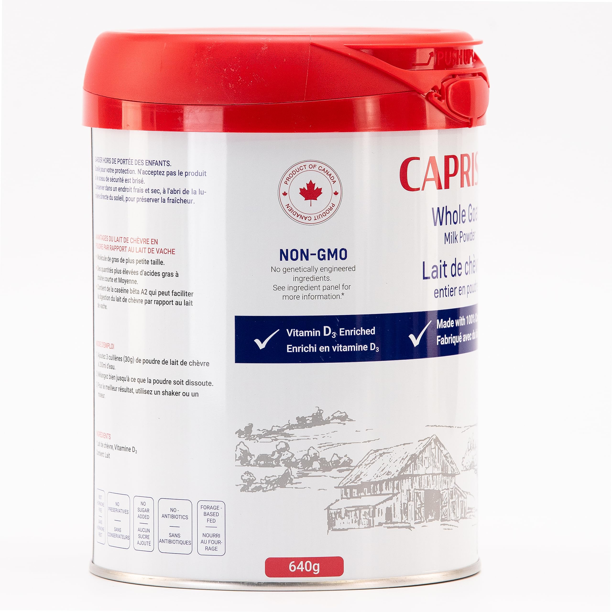 Capriss – Whole Goat Milk Powder – Vitamin D Enriched – 640g - Canadian Distribution - Ships Free Within Canada on Orders Above CAD $199 - Image 7