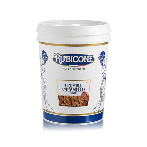 "PRE-ORDER" Caramel Crumble - Case of 2 x 4 KG Buckets - Rubicone Canada - Made in Italy - Ships Free Within Canada on Orders Above CAD $199 - Image 2