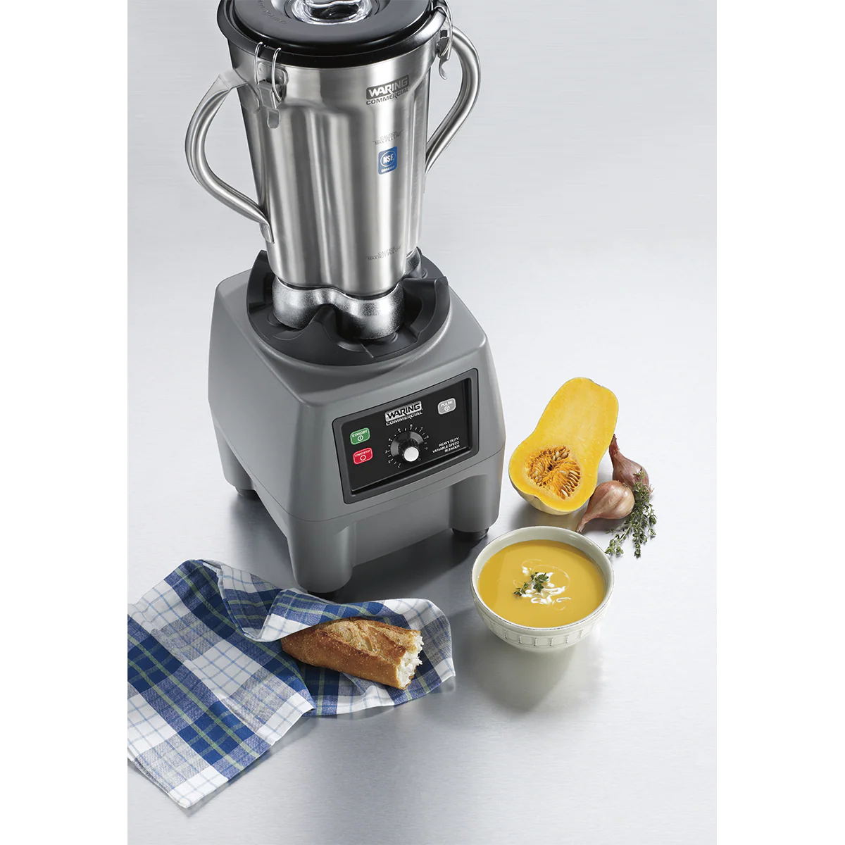 CB15V Heavy-Duty One Gallon Variable Speed Food Blender by Waring Commercial - Image 2