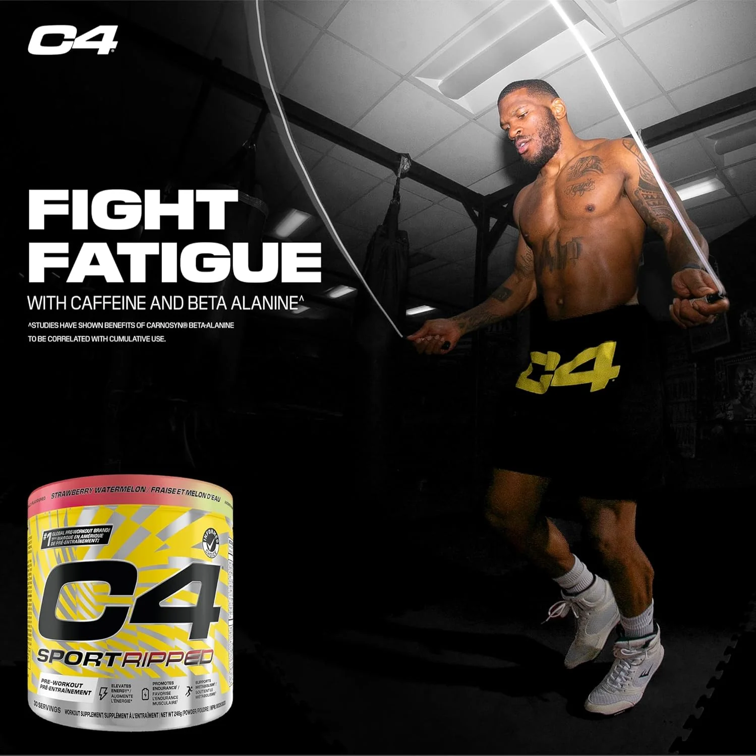 Cellucor โ C4 Sport Ripped Pre Workout โ Strawberry Watermelon โ 30 Servings โ Ships Free Within Canada on Orders Above CAD $199 - Image 4