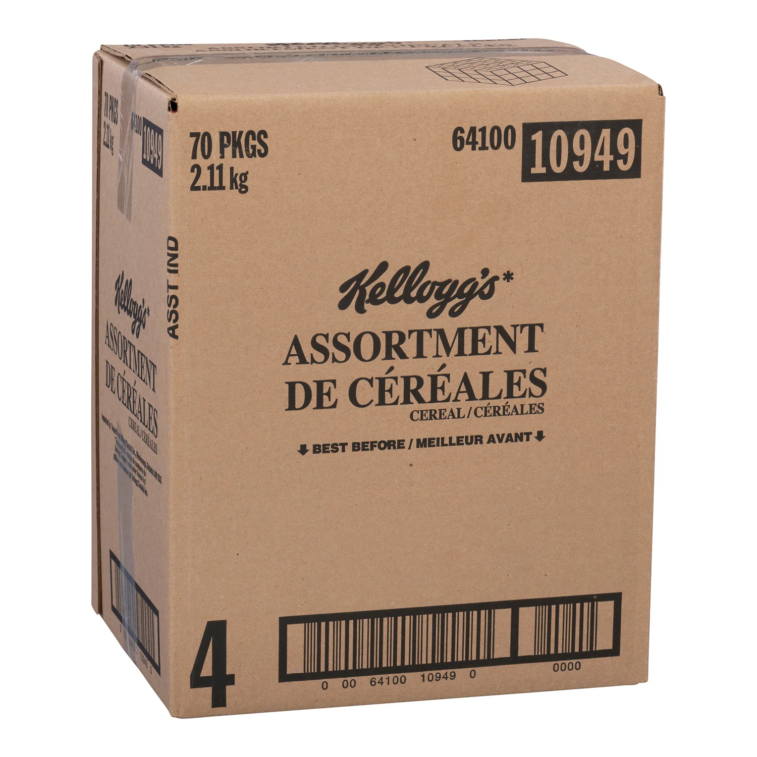 Cereal Assorted Individual - 70 x 30 g - Kellogg's - Restaurant and Foodservice Ingredients - Canadian Distribution - Ships Free Within Canada on Orders Above CAD $199 - Image 2