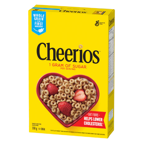 Cereal Cheerio - 9 x 1000 g - Cheerios - Restaurant and Foodservice Ingredients - Canadian Distribution - Ships Free Within Canada on Orders Above CAD $199