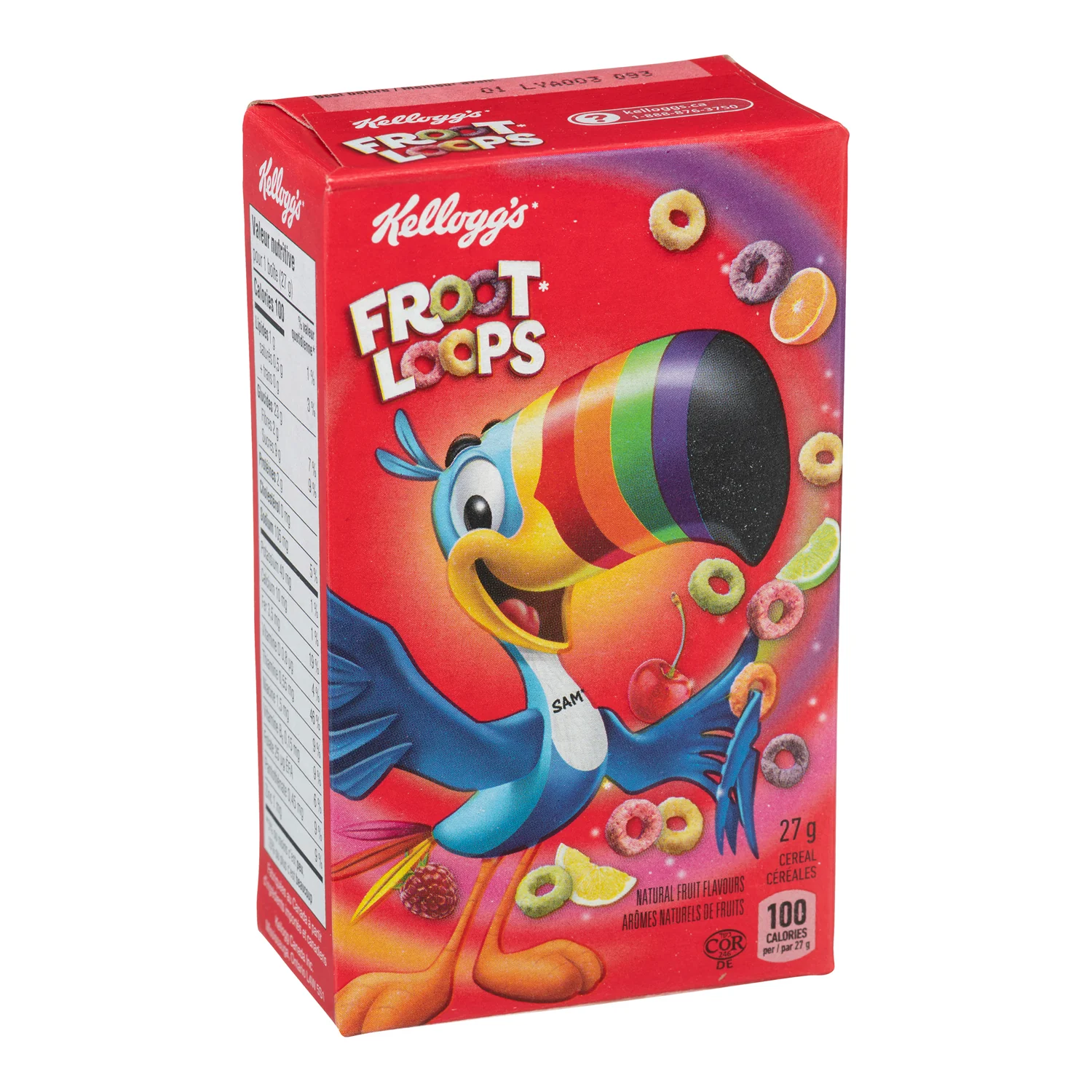 Cereal Froot Loop Individual - 70 x 27 g - Kellogg's - Restaurant and Foodservice Ingredients - Canadian Distribution - Ships Free Within Canada on Orders Above CAD $199 - Image 3