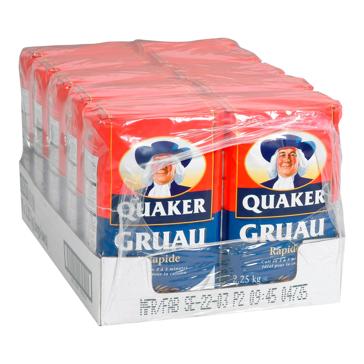 Cereal Oat Quick Package - 10 x 2.25 kg - Quaker - Restaurant and Foodservice Ingredients - Canadian Distribution - Ships Free Within Canada on Orders Above CAD $199 - Image 3