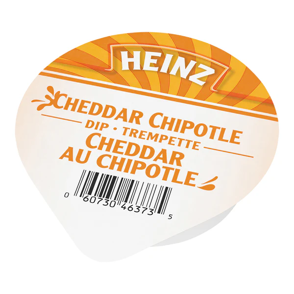 Cheddar Chipotle - 4 Cases x 100 Packets x 44 mL - Heinz - Canadian Distribution - Ships Free Within Canada on Orders Above CAD $199