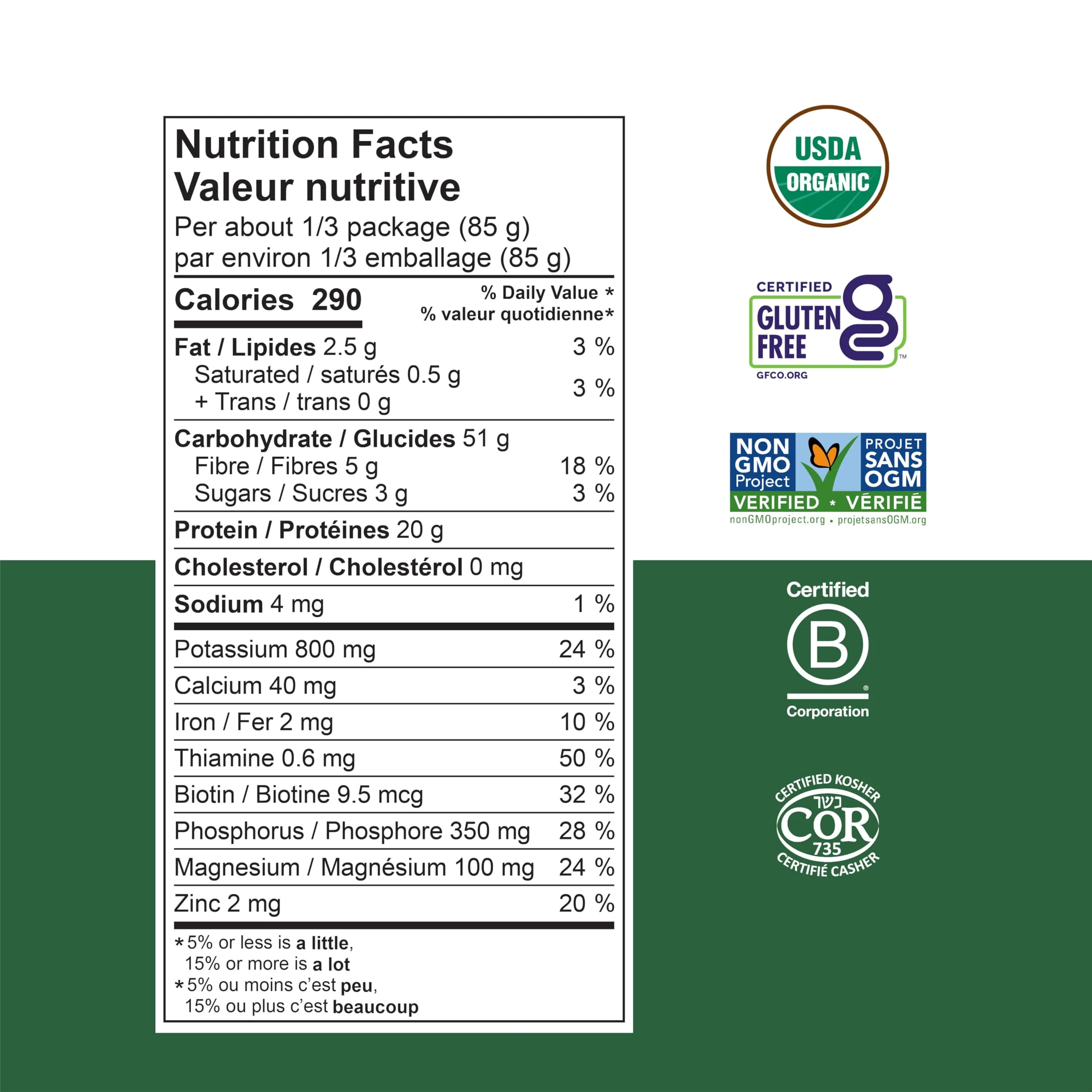 Chickapea โ Organic Chickpea Pasta โ Spirals/Penne/Shells โ 6 x 227g - Canadian Distribution - Ships Free Within Canada on Orders Above CAD $199 - Image 6