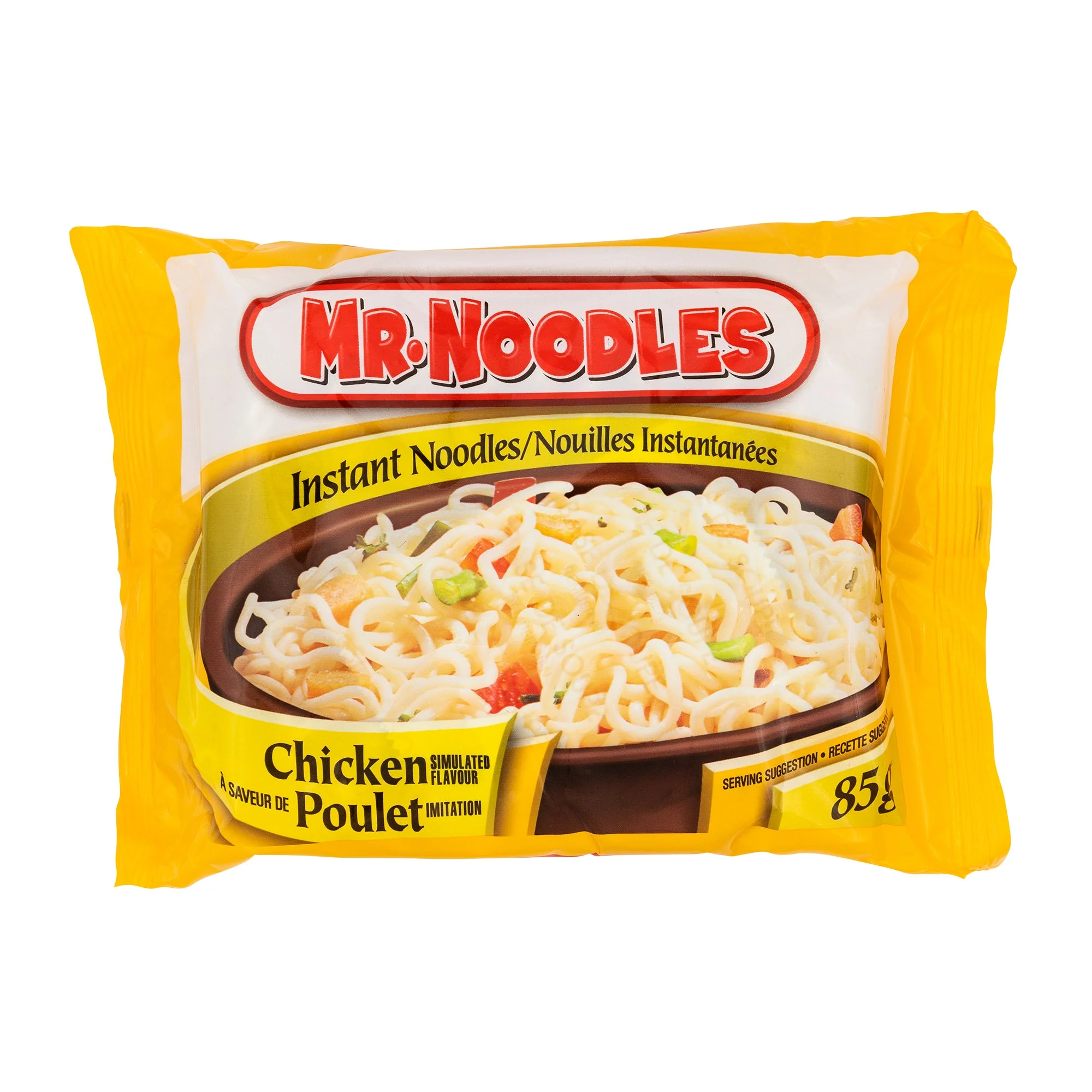 Chicken Flavour Flat Instant Noodles - 4 Cases x 24 Packs x 85 g - Mr. Noodles - Canadian Distribution - Ships Free Within Canada on Orders Above CAD $199 - Image 2