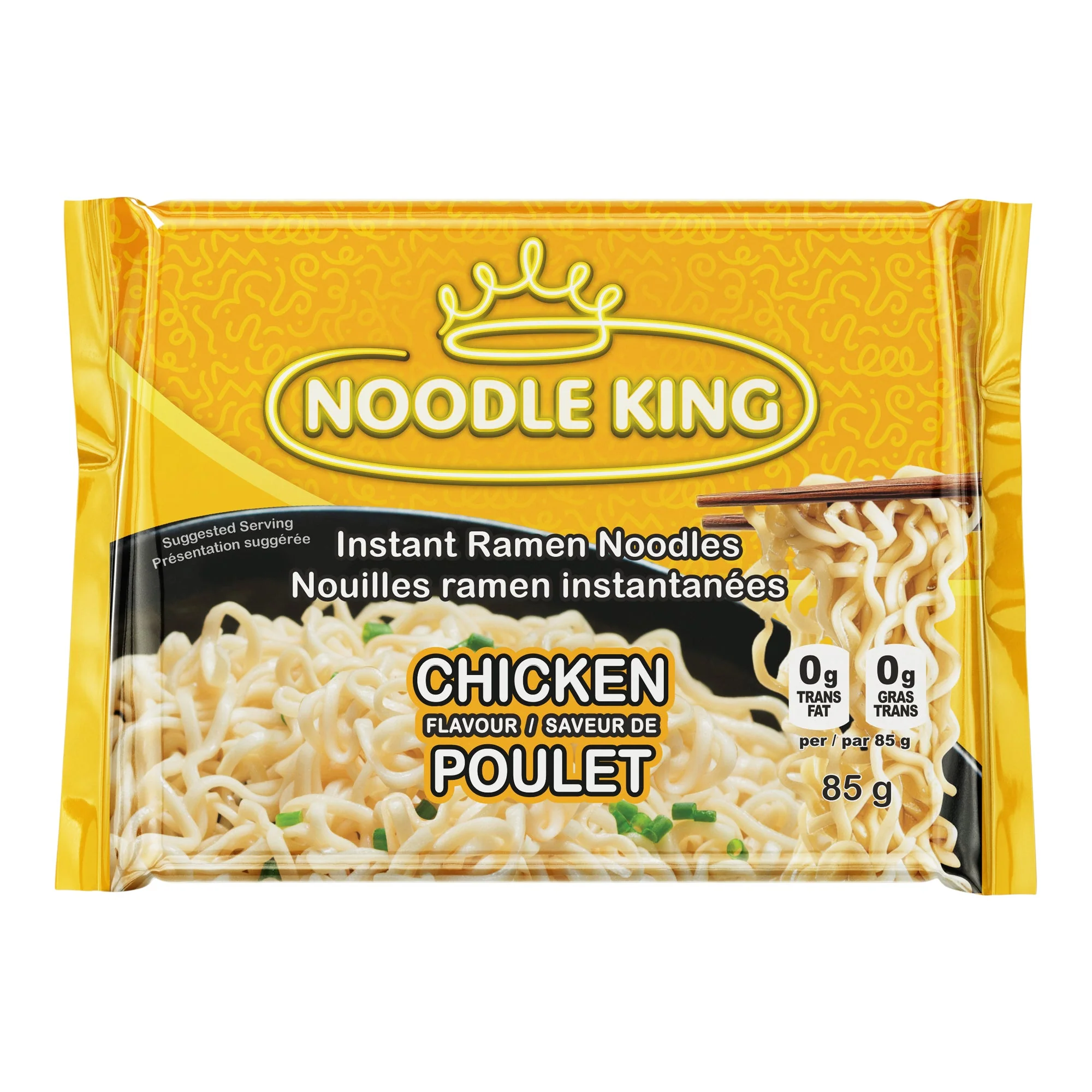Chicken Ramen - 4 Cases x 24 Packs x 85 g - Noodle King - Canadian Distribution - Ships Free Within Canada on Orders Above CAD $199 - Image 2