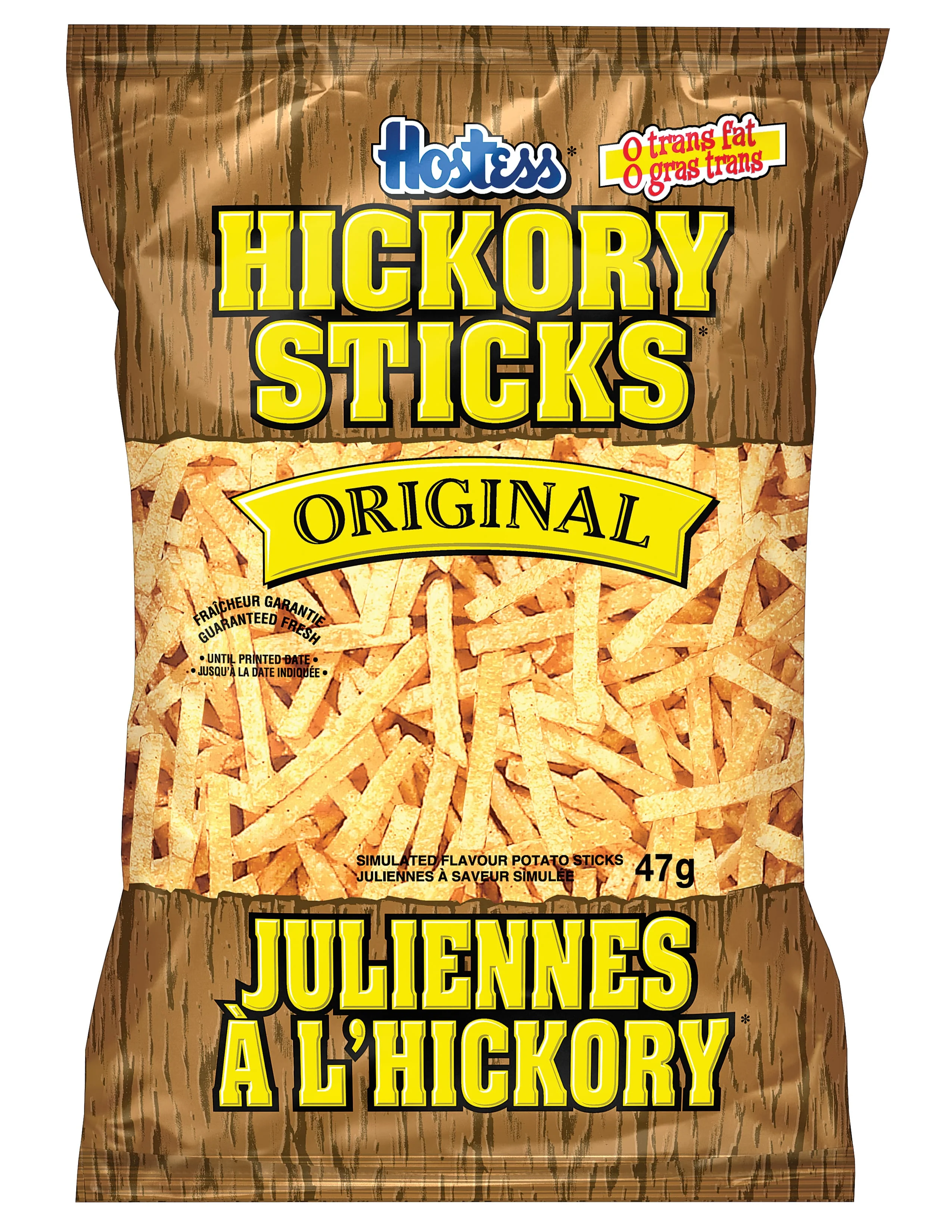 Chip Potato Hickory Sticks - 60 x 47 g - Hostess - Restaurant and Foodservice Ingredients - Canadian Distribution - Ships Free Within Canada on Orders Above CAD $199