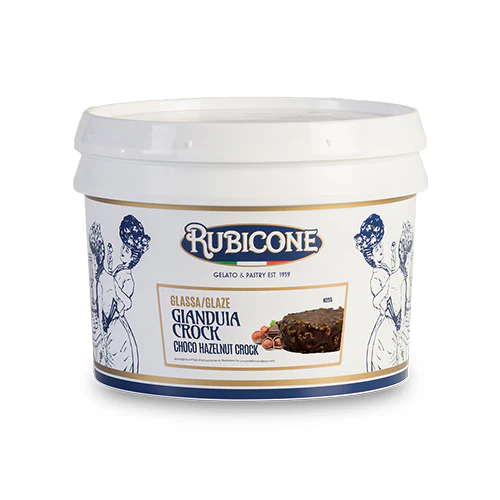 "PRE-ORDER" Choco Hazelnut Crock Glaze - Case of 2 x 3 KG Buckets - Bakery and Pastry - Rubicone Canada - Ships Free Within Canada on Orders Above CAD $199 - Image 2