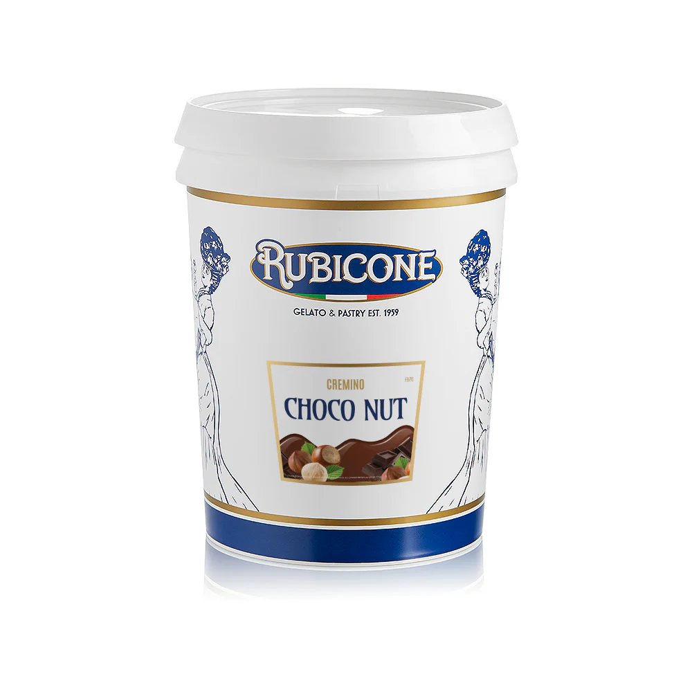 "PRE-ORDER" Chocolate Hazelnut Spreadable Filling Cream - Cremino Choco Nut - 5 KG Bucket - Rubicone Canada - Ships Free Within Canada on Orders Above CAD $199 - Image 2