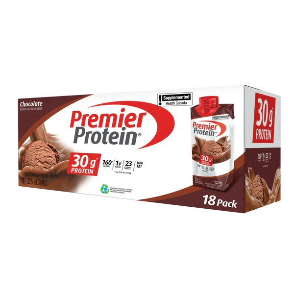Chocolate Shake - 18 × 325 mL - Premier Protein - Health and Wellness - Canadian Distribution - Ships Free Within Canada on Orders Above CAD $199 - Image 2