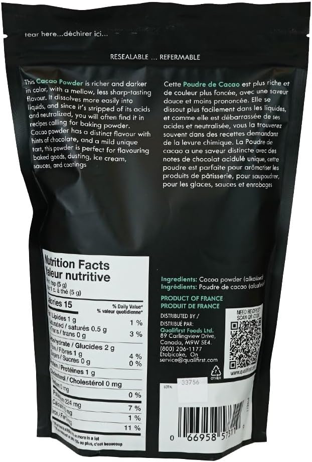 Choctura - Premium Cacao Powder - 22-24% Cocoa Butter Fat - 1 KG - Dutch Processed - No Additives or Preservatives - Ships Free Within Canada on Orders Above CAD $199 - Image 2