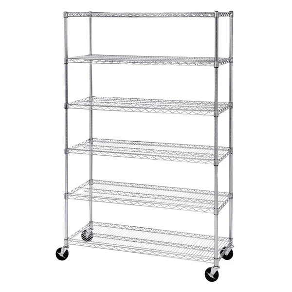 Chrome Shelving 6 Shelves - Vancouver Classics - Restaurant Foodservice Equipment and Accessories - Canadian Distribution