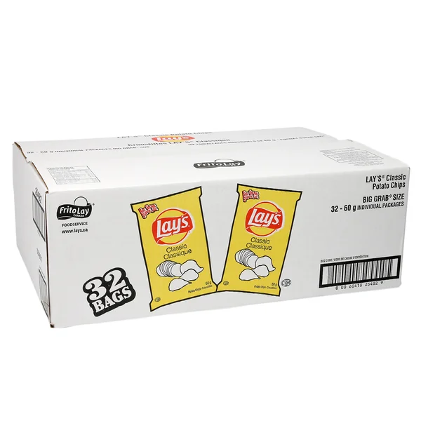 Classic Potato Chips - 4 Cases x 32 Packs x 60 g - Lay’s - Canadian Distribution - Ships Free Within Canada on Orders Above CAD $199 - Image 2