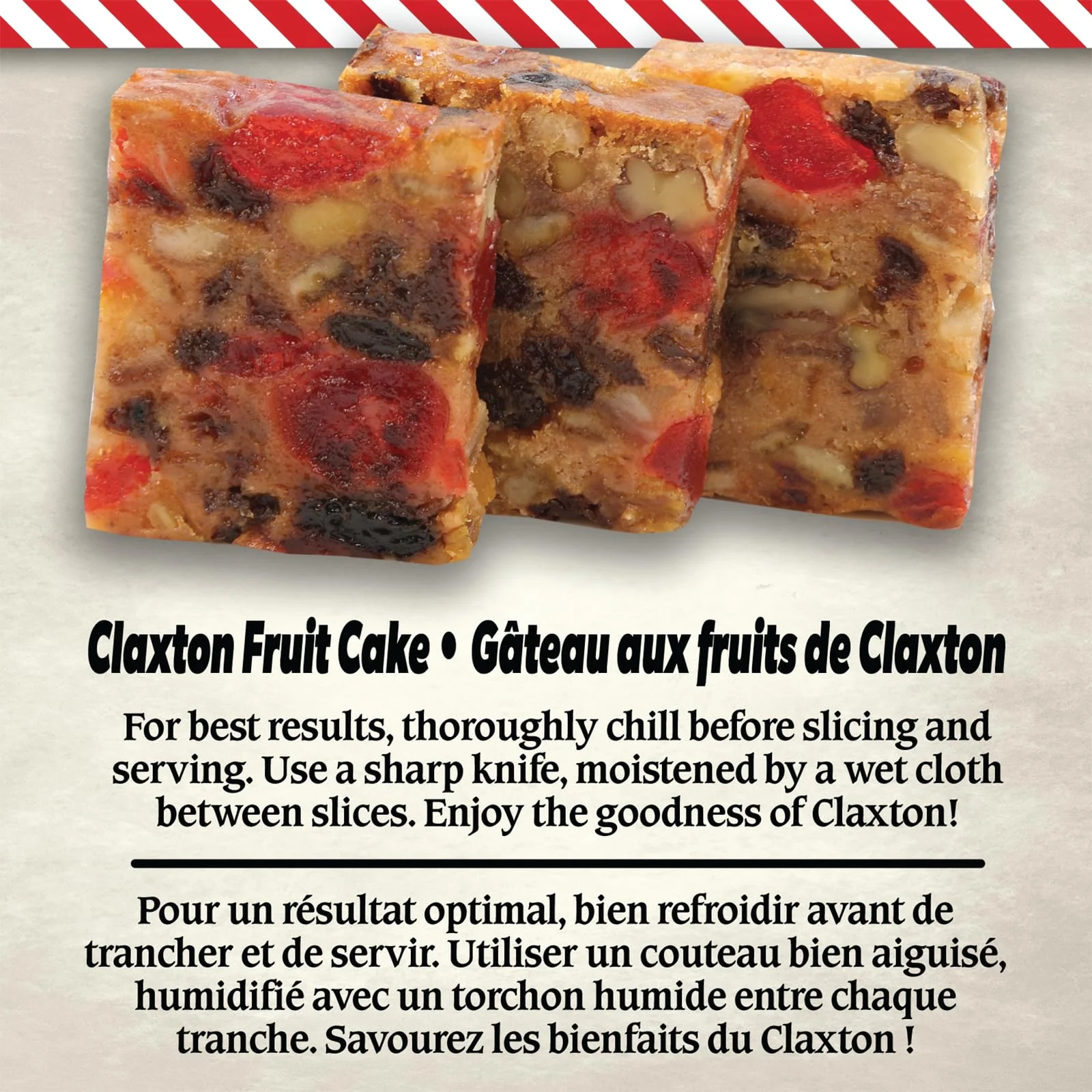 Claxton โ Fruit Cake โ Dark Recipe โ 3 ร 1 lb - Canadian Distribution - Ships Free Within Canada on Orders Above CAD $199 - Image 4