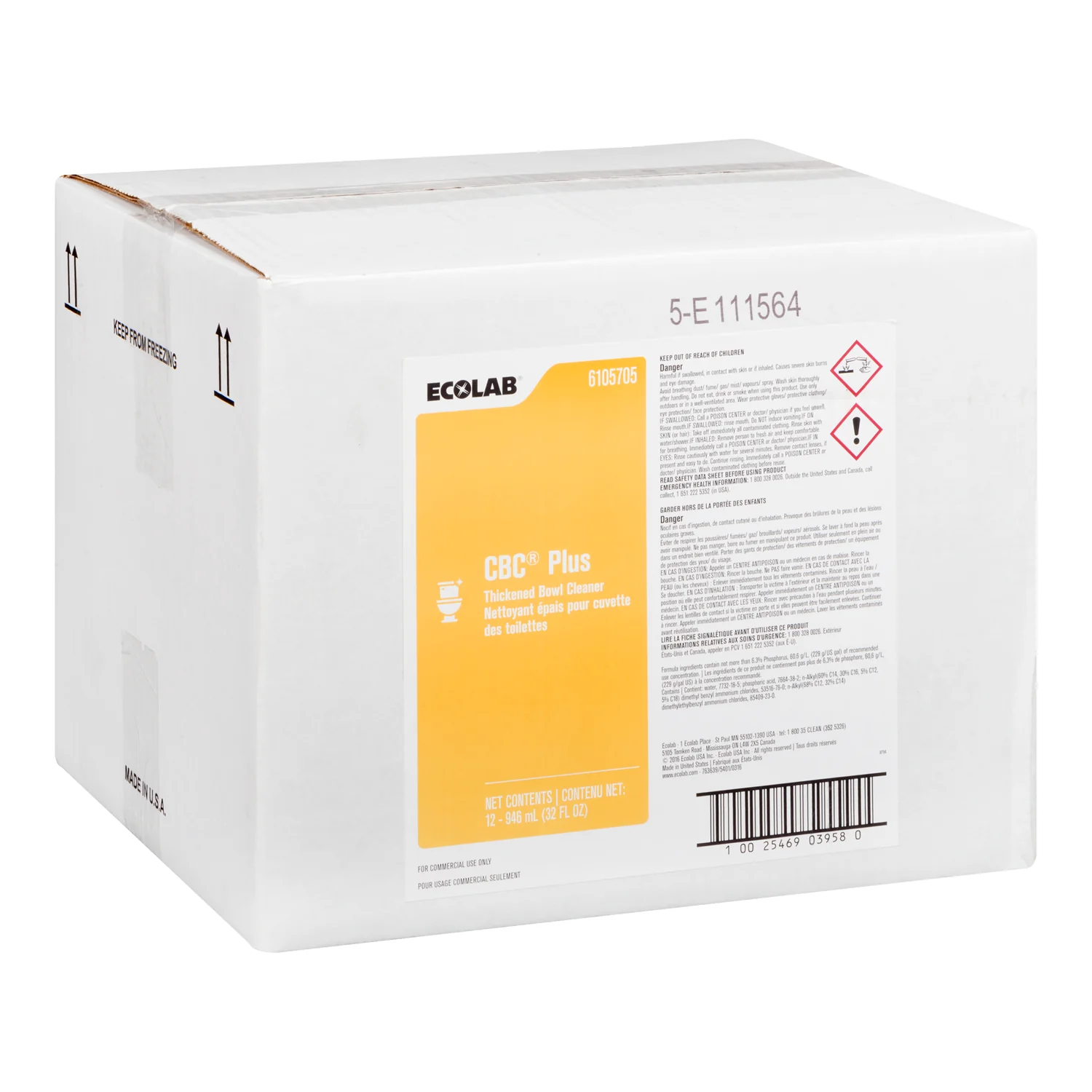 Cleaner Bowl CBC Plus - 12 x 946 mL - Ecolab - Packaging and Accessories - Restaurant Supplies and Equipment - Canadian Distribution - Image 2