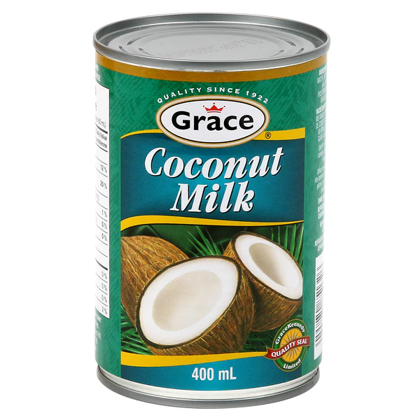 Coconut Milk - 4 Cases x 24 Cans x 400 mL - Grace - Canadian Distribution - Ships Free Within Canada on Orders Above CAD $199