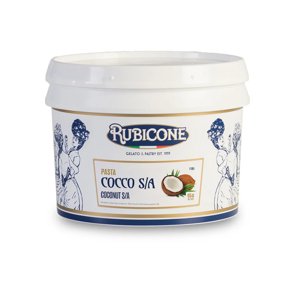 Coconut S/A Paste (Without alcohol) - Gelato Pastes - 3 KG Bucket - Rubicone Canada - Ships Free Within Canada on Orders Above CAD $199 - Image 2