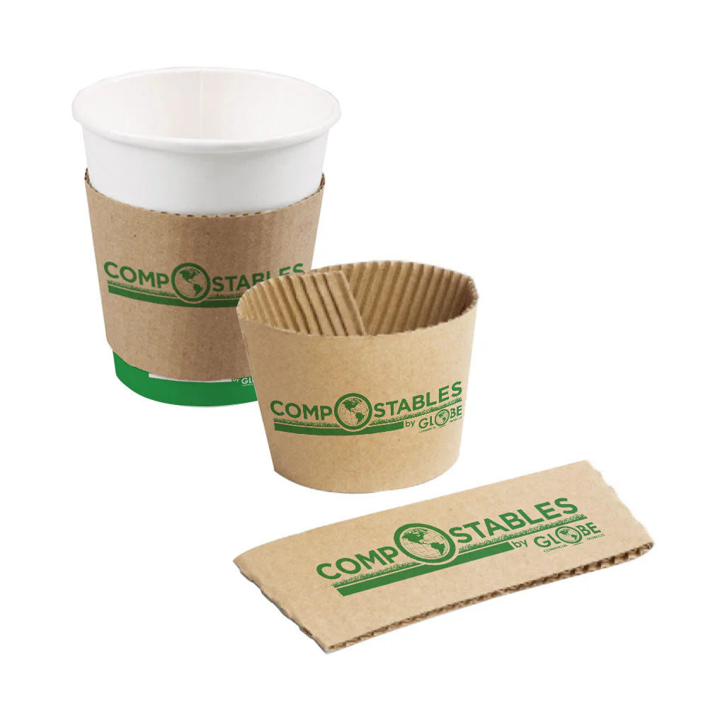 Kraft Coffee Cup Sleeves- 1000 Sleeves Per Case - Sold By The Case