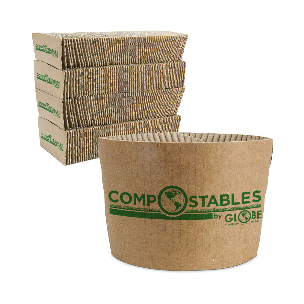 Kraft Coffee Cup Sleeves- 1000 Sleeves Per Case - Sold By The Case - Image 2