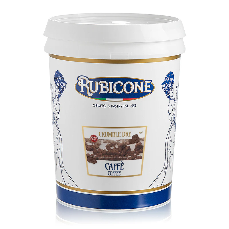 "PRE-ORDER" Coffee Dry Crumble - Case of 2 x 3 KG Buckets - Rubicone Canada - Ships Free Within Canada on Orders Above CAD $199