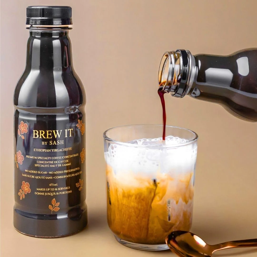 Cold Brew Coffee - Brew It Premium Specialty Cold Brew Coffee Concentrate, One Bottle Makes 20+ Servings - Canadian Distribution - Image 2
