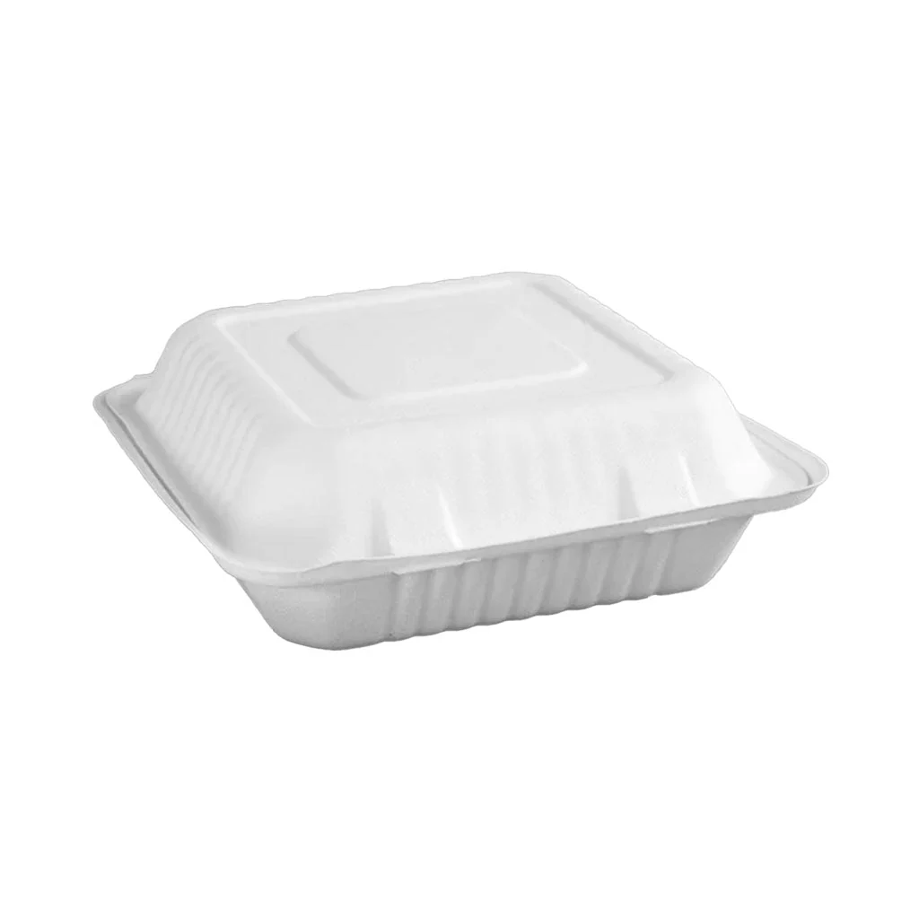 Compostable Hinged Containers - Sold By The Case - Image 2