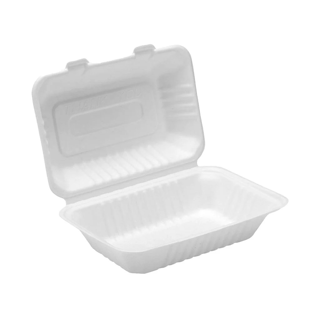 Compostable Hinged Containers - Sold By The Case - Image 4