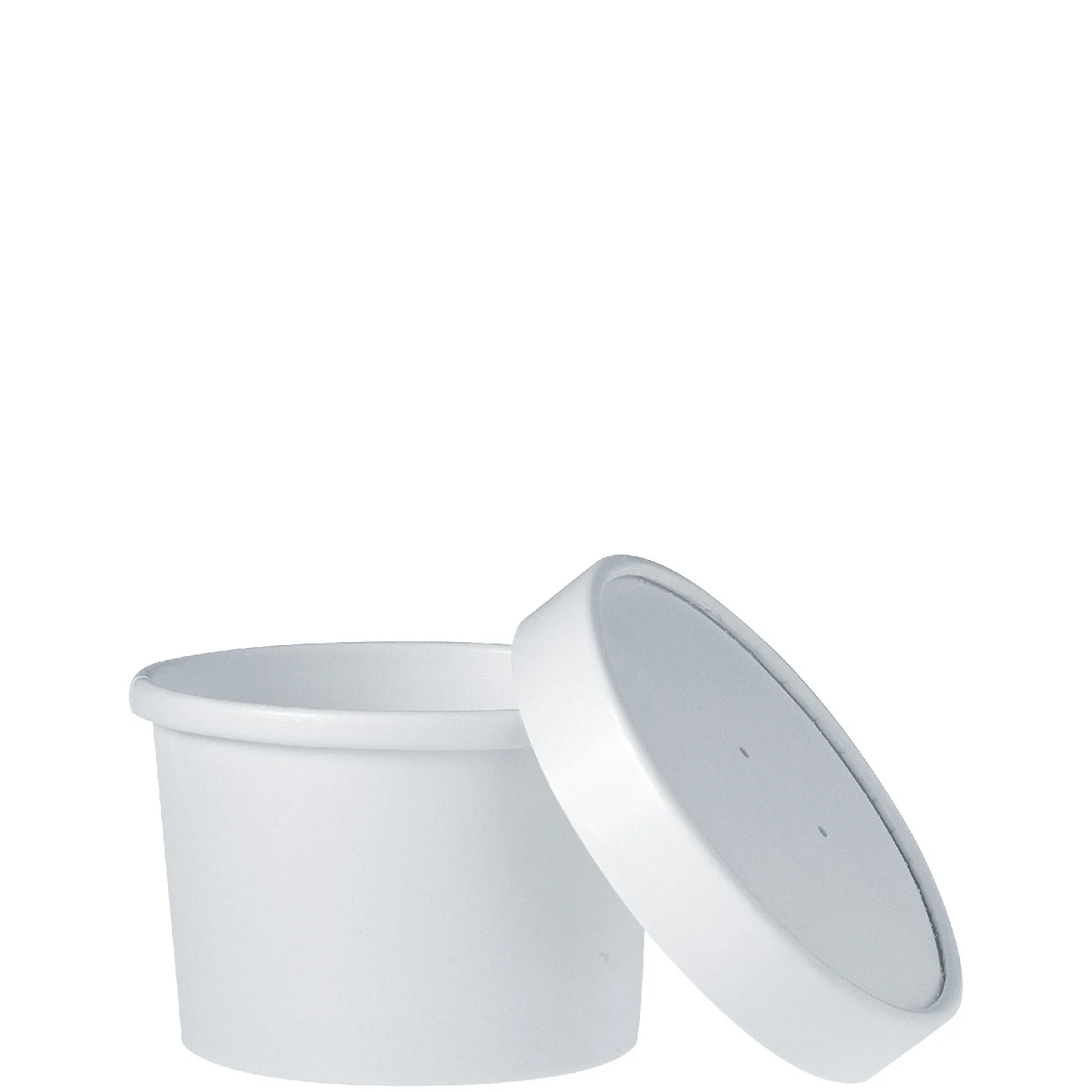 Container Paper Round Combo With Lid 8 oz. - 1 x 500 count - Solo Cup - Packaging and Accessories - Restaurant Supplies and Equipment - Canadian Distribution - Image 2